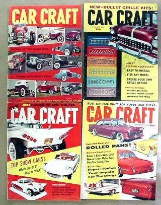 Eleven (11) issues CAR CRAFT Magazines (1959,  ' 60,  ' 61) 2