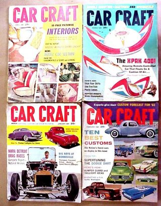 Eleven (11) issues CAR CRAFT Magazines (1959,  ' 60,  ' 61) 3