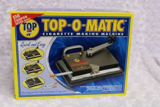Top - O - Matic Injector Rolling Making Cigarette Machine King Size 100s Usa