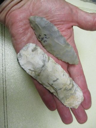 2 Fine Archaic Tools Found In Pike Co. ,  Missouri By Randy Hudson 3