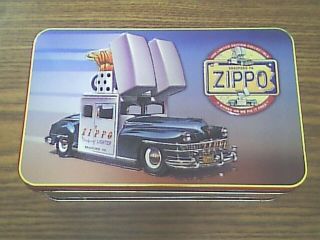 Zippo 1998 Limited Edition Collectable " The Zippo Car " Tin Box.