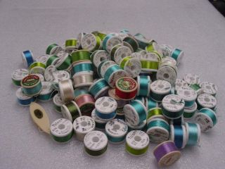 130,  Spools 100 Silk Buttonhole Button Hole Twist Thread Size D