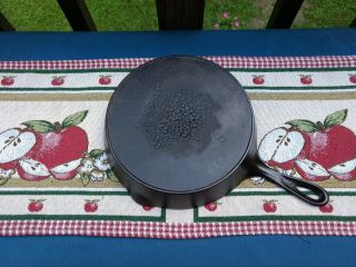 Vintage Wapak Hollow Ware No.  8 Cast Iron Skillet With Heat Ring