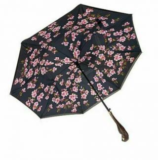 Disney Mary Poppins Returns Cherry Blossom Inverted Umbrella Parrot Handle