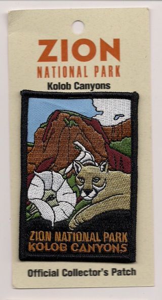Kolob Canyons Zion National Park Souvenir Patch