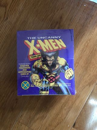 Uncanny X - Men Trading Cards Box Jim Lee Impel 1992 Factory Marvel