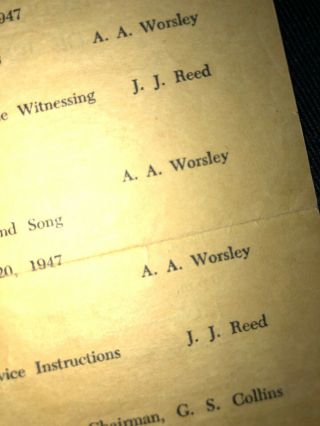 Watchtower PROGRAM THEOCRATIC CIRCUIT ASSEMBLY OF JEHOVAH ' S WITNESSES 1947 4