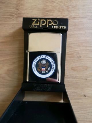 Zippo Lighter United States Of America Usa Vintage