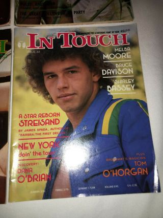 Vintage 70 ' s In Touch Adult men ' s magazines 2