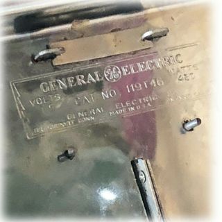 1930 GENERAL ELECTRIC Hotpoint SPIDER WEB TOASTER w Cord Carlisle MODEL 119T46 2