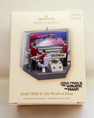 Hallmark Keepsake Ornament.  Star Trek Ii.  The Wrath Of Khan.