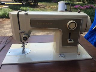 Vintage Sears/kenmore Model 158 Sewing Machine W/foot Pedal
