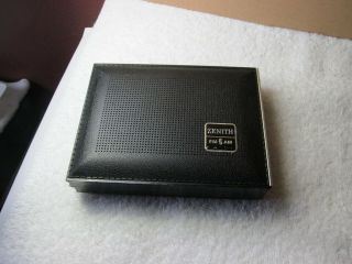 1960s Vintage Zenith Am/fm Pocket Transistor Radio Model Number Rb21y Which Is A