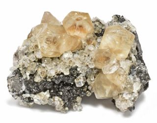 Calcite with Quartz and Dolomite - Grant Quarry 2
