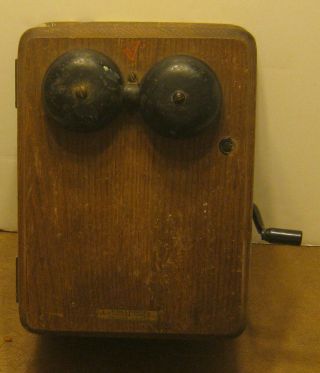 Antique Kellogg Switchboard & Supply Co Magneto W Crank