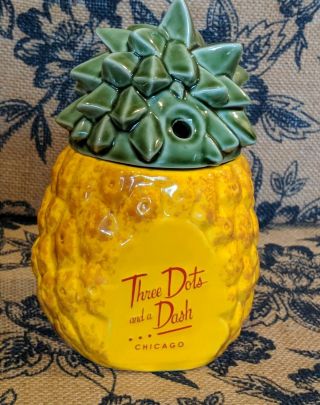 Three Dots And A Dash Pineapple Mug,  Tiki Farm