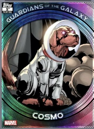 Topps Marvel Collect Rare Guardians Of The Galaxy Cosmo Digital