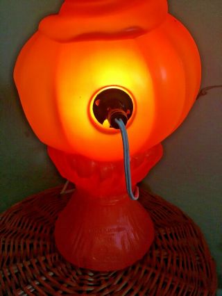 Vintage 1969 EMPIRE Halloween Jack O Lantern Pumpkin Man Blowmold 4