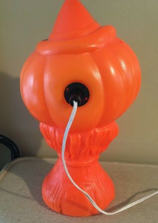 Vintage 1969 EMPIRE Halloween Jack O Lantern Pumpkin Man Blowmold 6