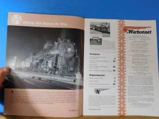 Warbonnet 2000 3rd quarter Santa Fe Railway Historical & Modeling Society 2