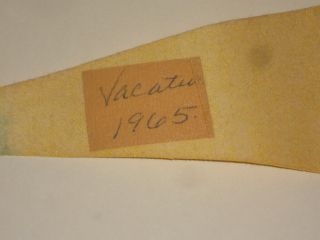Vintage Pendleton Oregon Pennant 1960 ' s Felt Pennant Travel Souvenir 5
