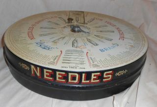 Antique Boye Needle Store Display Case