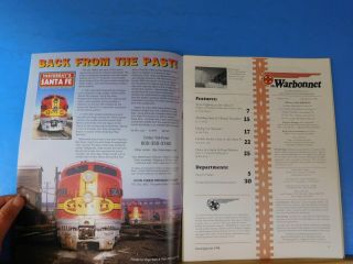 Warbonnet 1998 1st quarter Santa Fe Railway Historical & Modeling Society 2