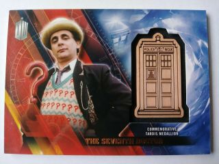 Doctor Who Timeless Topps 2016 Tardis Medallion Card Seventh Doctor 007/150 1/1?