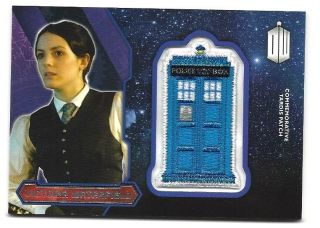 2015 Topps Doctor Who Cards Tardis Commemorative Patch Victoria Waterfield