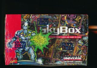 1993 Skybox Marvel Universe Factory Box 36 - Packs Series 4