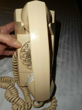 Vintage Gte Model 192 Automatic Electric Wall Phone W Softtouch Tonedialer0