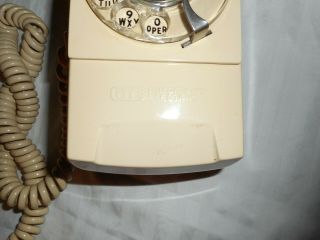 VINTAGE GTE MODEL 192 AUTOMATIC ELECTRIC WALL PHONE W SoftTouch ToneDialer0 3