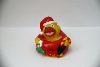 Lufthansa First Class Services Lounge CHRISTMAS Red Rubber Duck Holiday Limited 4
