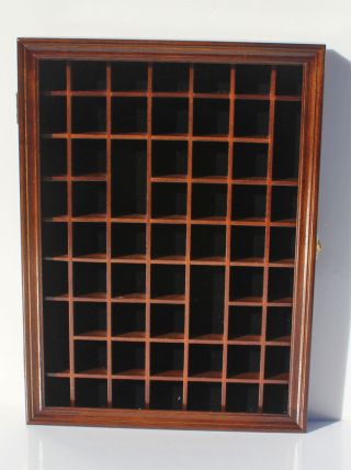 59 Thimble Display Case Shadow Box Wall Rack Cabinet,  with Glass Door - TC01 3