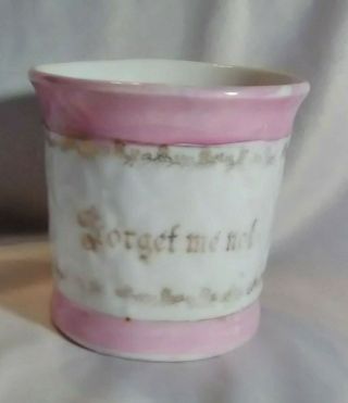 Vintage Porcelain Forget Me Not Shaving Mug Made In Germany 3