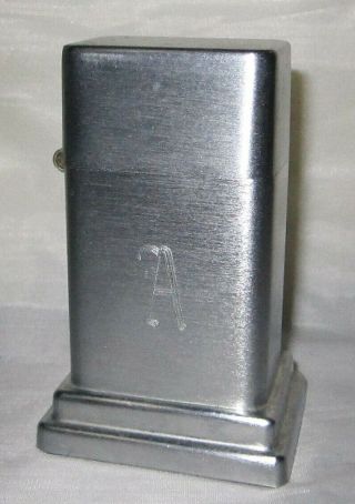Zippo Table Top Lighter Monogrammed Letter " A "
