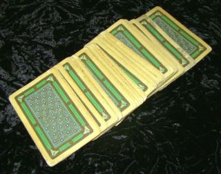 Antique Let Us Play York Consolidated Card Co Deluxe Playing Cards F3 - 10 4
