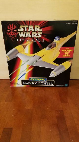 Star Wars - Episode I - Electronic Naboo Fighter - - Hasbro - 1999