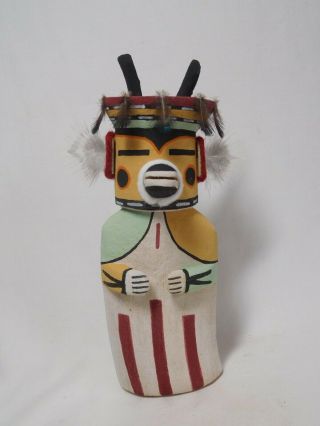 Old Style Hopi Indian " Antelope " Kachina By Augustine Mowa Iii