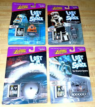 Johnny Lightning Lost In Space Complete Set Of 4 Miniatures