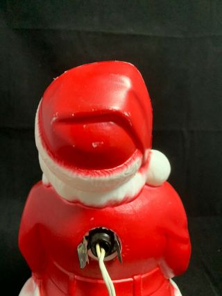 Vintage 1968 Santa Claus lighted Blow Mold Empire Plastic 13 