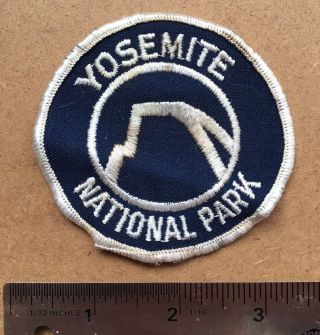 Vintage Embroidered Souvenir Patch Yosemite National Park California