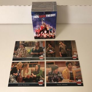 The Big Bang Theory Season 5 (cryptozoic) Complete Trading Card Set Of 68
