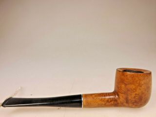 “genuine Imported Briar” Small Classic Pot Pipe 60’s Italy Made Hard Rubber Stem