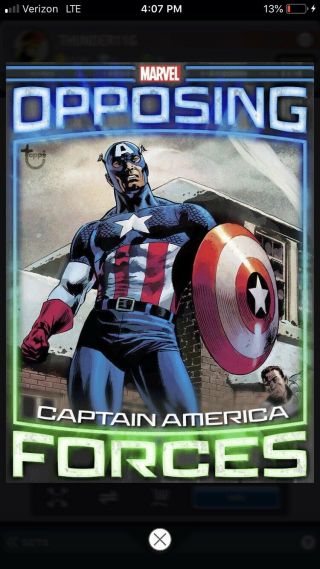 Topps Marvel Collect Captain America Red Skull Opposing Forces Week 1 - Digital