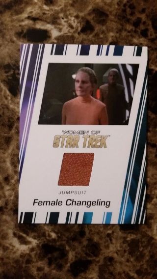 Star Trek Women Costume Card Rc9 Female Changeling Rittenhouse Archives
