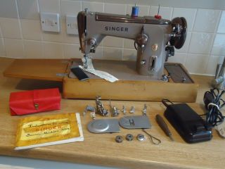 Semi Industrial Singer Sewing Machine Model 306k,  Fully Serviced & Pat