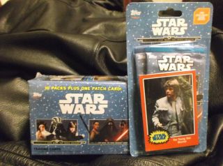 Topps Journey To Star Wars The Force Awakens Blaster Box,  2 Pack W/exclusive Ca