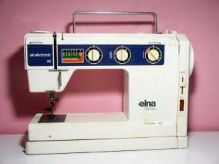 Elna Sewing Machine Precision Made in Swtzerland Air Electronic SU Multiprogram 2