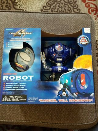 Lost In Space Motorized Robot,  Rare Microphone Voice Booster Nib Trendmasters